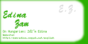 edina zam business card